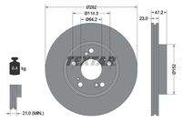 TEXTAR 92144403 Bremsscheibe