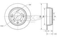 TOMEX Brakes TX7051 Bremsscheibe