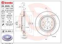 BREMBO 09950511 Bremsscheibe
