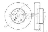 TOMEX Brakes TX7346 Bremsscheibe