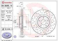 BREMBO 09B2661X Bremsscheibe