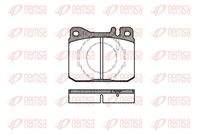 REMSA 001040 Bremsbelagsatz, Scheibenbremse