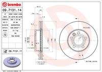 BREMBO 09713111 Bremsscheibe