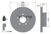 TEXTAR 92275105 Bremsscheibe