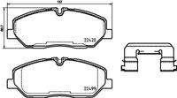 BREMBO P30084 Bremsbelagsatz, Scheibenbremse
