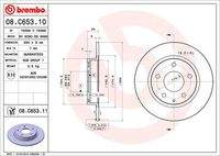BREMBO 08C65311 Bremsscheibe