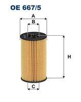 FILTRON OE667/5 Ölfilter