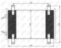 NRF 35501 Kondensator, Klimaanlage