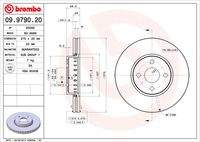 BREMBO 09979020 Bremsscheibe