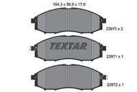 TEXTAR 2397001 Bremsbelagsatz, Scheibenbremse