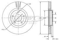 TOMEX Brakes TX7184 Bremsscheibe