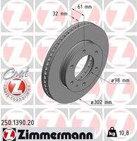 ZIMMERMANN 250139020 Bremsscheibe