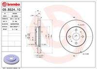 BREMBO 09B52410 Bremsscheibe
