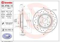 BREMBO 08A7591X Bremsscheibe