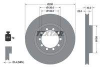 TEXTAR 93117400 Bremsscheibe