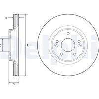 DELPHI BG4931C Bremsscheibe