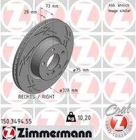 ZIMMERMANN 150349455 Bremsscheibe