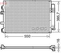 DENSO DCN10044 Kondensator, Klimaanlage