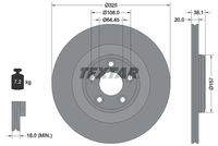 TEXTAR 92319905 Bremsscheibe