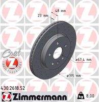 ZIMMERMANN 430261852 Bremsscheibe