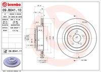 BREMBO 09B04111 Bremsscheibe