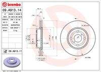 BREMBO 09A91311 Bremsscheibe