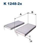 FILTRON K12482X Filter, Innenraumluft