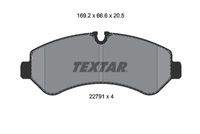 TEXTAR 2279101 Bremsbelagsatz, Scheibenbremse