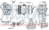 NISSENS 890698 Kompressor, Klimaanlage