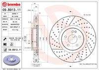 BREMBO 09B91311 Bremsscheibe