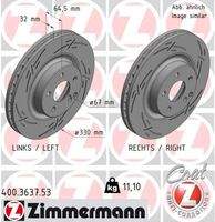 ZIMMERMANN 400363753 Bremsscheibe