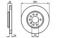 BOSCH 0986478717 Bremsscheibe