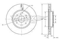 TOMEX Brakes TX7373 Bremsscheibe