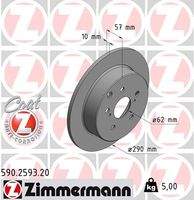 ZIMMERMANN 590259320 Bremsscheibe