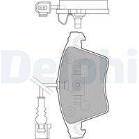 DELPHI LP1913 Bremsbelagsatz, Scheibenbremse