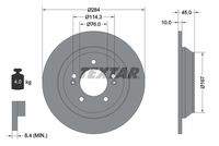 TEXTAR 92267803 Bremsscheibe
