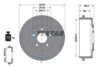 TEXTAR 94024400 Bremstrommel