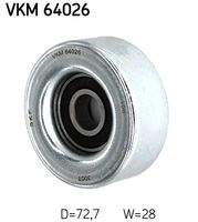 SKF VKM64026 Umlenk-/Führungsrolle, Keilrippenriemen