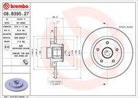 BREMBO 08B39527 Bremsscheibe