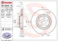 BREMBO 09B04611 Bremsscheibe