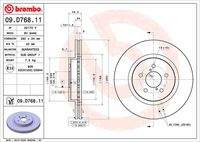 BREMBO 09D76811 Bremsscheibe