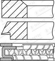 GOETZE ENGINE 0821410010 Kolbenringsatz