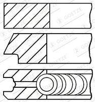 GOETZE ENGINE 0843650000 Kolbenringsatz