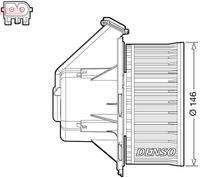 DENSO DEA17032 Innenraumgebläse