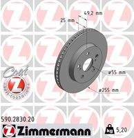 ZIMMERMANN 590283020 Bremsscheibe