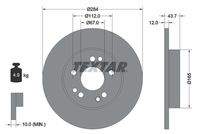 TEXTAR 92031803 Bremsscheibe