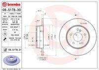 BREMBO 08517831 Bremsscheibe