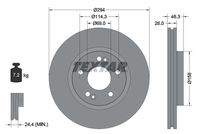TEXTAR 92136403 Bremsscheibe