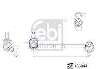 FEBI BILSTEIN 183044 Stange/Strebe, Stabilisator