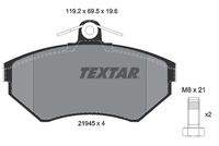 TEXTAR 2194503 Bremsbelagsatz, Scheibenbremse